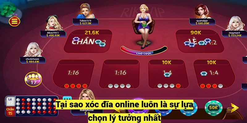 Tại sao xóc đĩa online luôn là sự lựa chọn lý tưởng nhất?